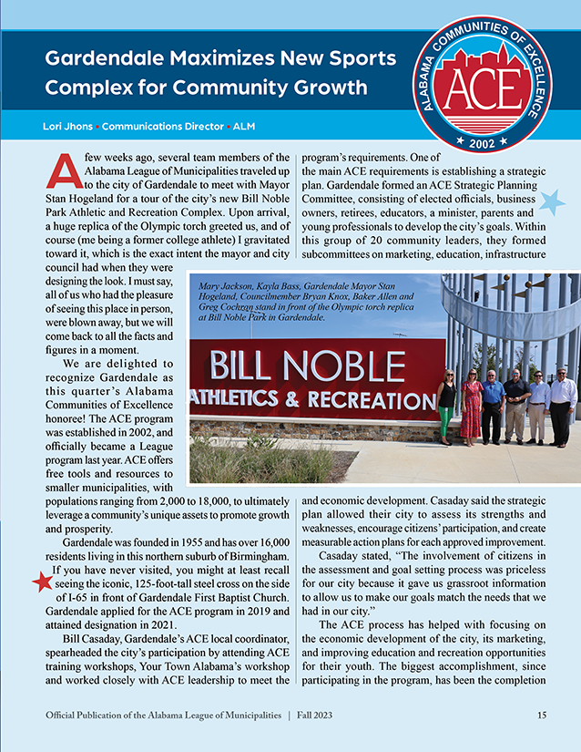 Gardendale Maximizes New Sports Complex for Community Growth