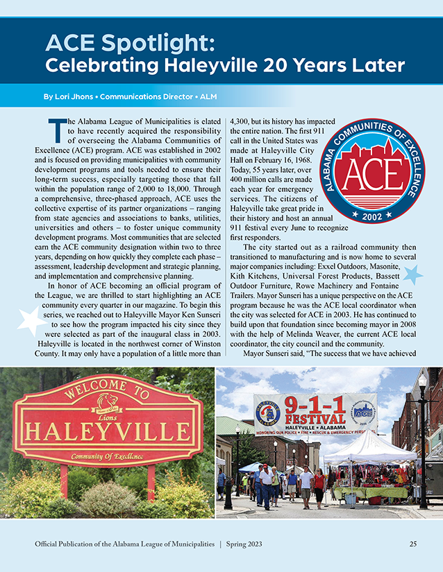 Celebrating Haleyville 20 Years Later